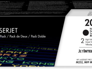 HP 201X 2-pack High Yield Black Original LaserJet Toner Cartridges tonerpatron