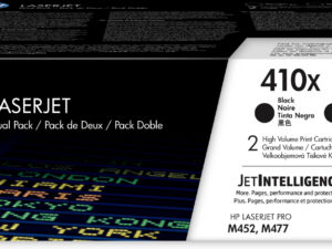 HP 410X 2-pack High Yield Black Original LaserJet Toner Cartridges tonerpatron