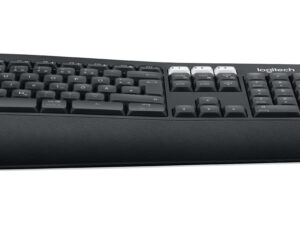 Logitech MK850 Performance tastatur Mus inkluderet RF trådløs + Bluetooth QWERTZ Tysk Sort