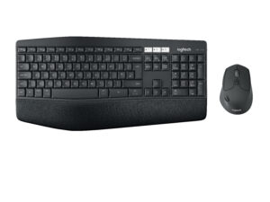 Logitech MK850 Performance tastatur Mus inkluderet RF trådløs + Bluetooth QWERTY Nordisk Sort