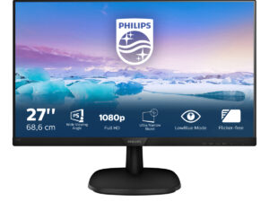 Philips V Line 273V7QJAB/00 LED display 68,6 cm (27") 1920 x 1080 pixel Fuld HD Sort