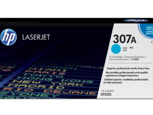 HP 307A Cyan Original LaserJet Toner Cartridge tonerpatron 1 stk Blå