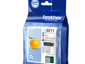 Brother LC-3211VAL blækpatron Original Standard udbytte Sort, Blå, Magenta, Gul