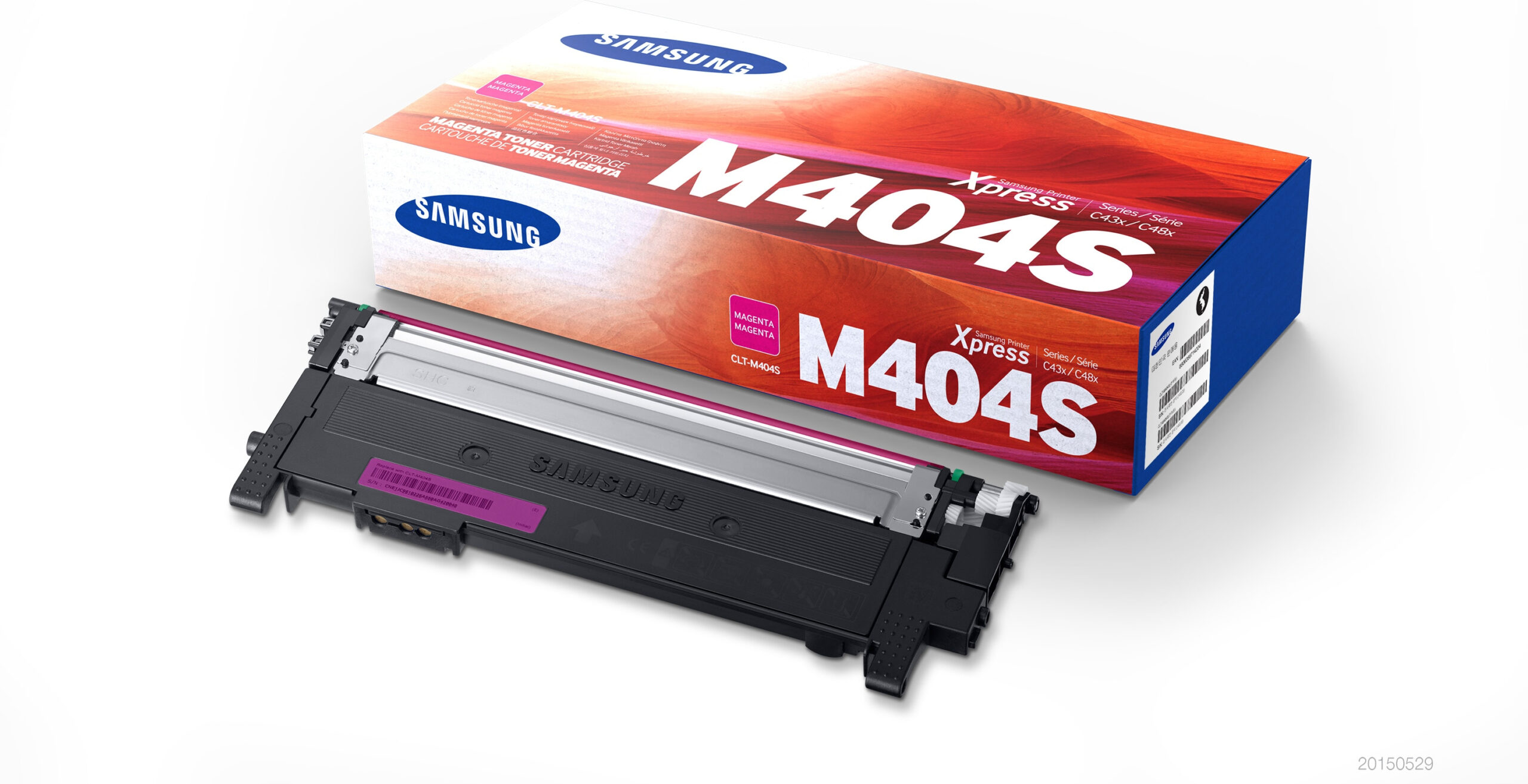 Samsung CLT-M404S Magenta Original Toner Cartridge tonerpatron 1 stk - Billede 3