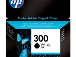 HP 300 Black Original Ink Cartridge blækpatron 1 stk Standard udbytte