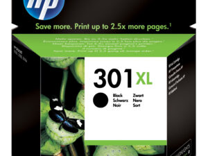 HP 301XL High Yield Black Original Ink Cartridge blækpatron 1 stk Højt (XL) udbytte
