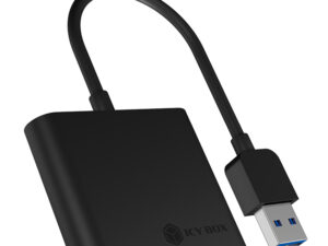 ICY BOX IB-CR301-U3 kortlæser USB 3.2 Gen 1 (3.1 Gen 1) Sort