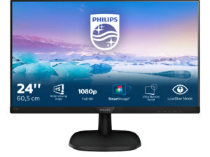 Philips V Line 243V7QJABF/00 LED display 60,5 cm (23.8") 1920 x 1080 pixel Fuld HD Sort