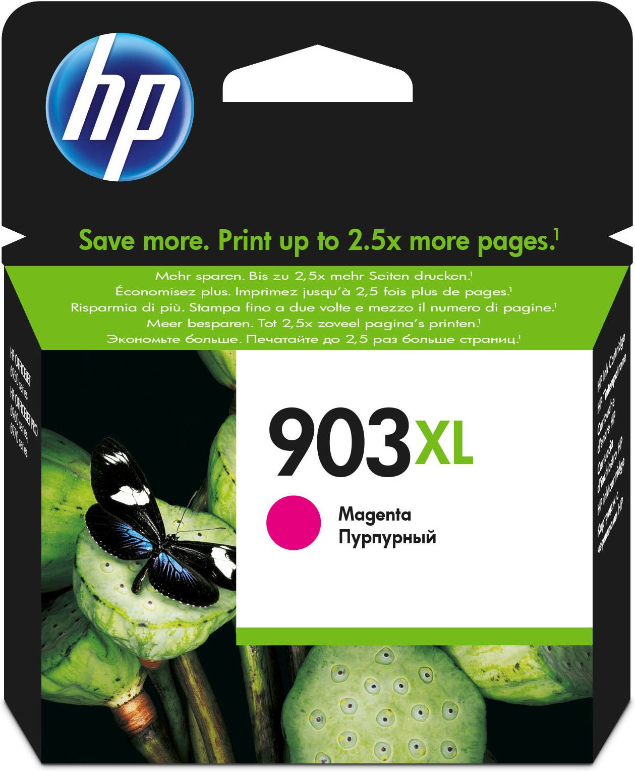 HP 903XL High Yield Magenta Original Ink Cartridge blækpatron 1 stk Højt (XL) udbytte