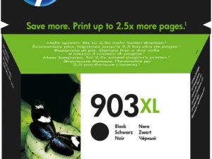 HP 903XL High Yield Black Original Ink Cartridge blækpatron 1 stk Højt (XL) udbytte