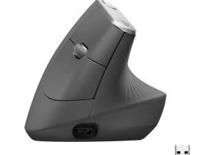 Logitech MX Vertical mus Højre hånd RF trådløs + Bluetooth Optisk 4000 dpi