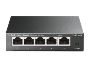 TP-Link TL-SG105S Ikke administreret Gigabit Ethernet (10/100/1000) Sort