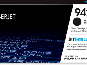 HP 94X High Yield Black Original LaserJet Toner Cartridge tonerpatron 1 stk