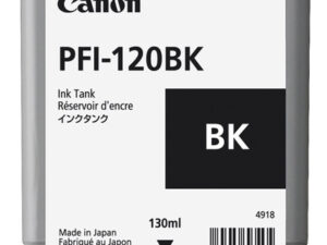 Canon PFI-120BK blækpatron 1 stk Original Sort