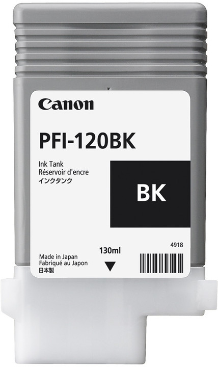 Canon PFI-120BK blækpatron 1 stk Original Sort