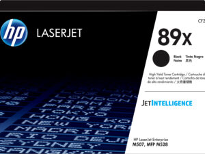 HP 89X High Yield Black Original LaserJet Toner Cartridge tonerpatron 1 stk