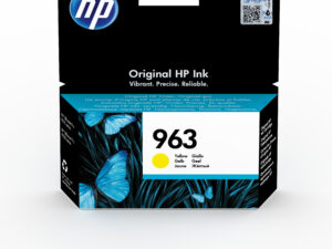 HP 963 Yellow Original Ink Cartridge blækpatron 1 stk Standard udbytte