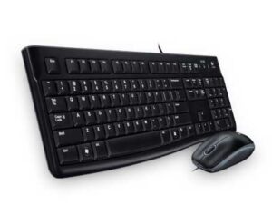 Logitech Desktop MK120 tastatur Mus inkluderet USB QWERTY Nordisk Sort