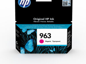 HP 963 Magenta Original Ink Cartridge blækpatron 1 stk Standard udbytte