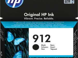 HP 912 Black Original Ink Cartridge blækpatron 1 stk Standard udbytte