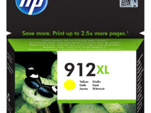 HP 912XL High Yield Yellow Original Ink Cartridge blækpatron 1 stk Højt (XL) udbytte