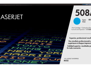 HP 508A Cyan Original LaserJet Toner Cartridge tonerpatron 1 stk Blå