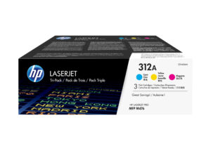 HP 312A Cyan Tri-Pack LaserJet Toner Cartridge tonerpatron 3 stk Original Blå, Magenta, Gul