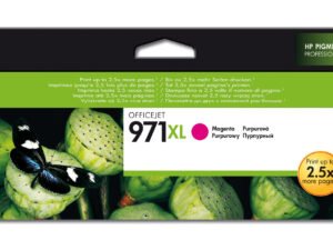HP 971XL High Yield Magenta Original Ink Cartridge blækpatron 1 stk Højt (XL) udbytte