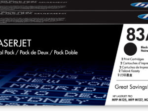 HP 83A 2-pack Black Original LaserJet Toner Cartridges tonerpatron 2 stk