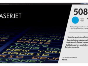 HP 508X High Yield Cyan Original LaserJet Toner Cartridge tonerpatron 1 stk Blå