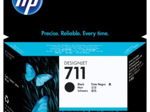 HP 711 80-ml Black DesignJet Ink Cartridge blækpatron 1 stk Original Højt (XL) udbytte