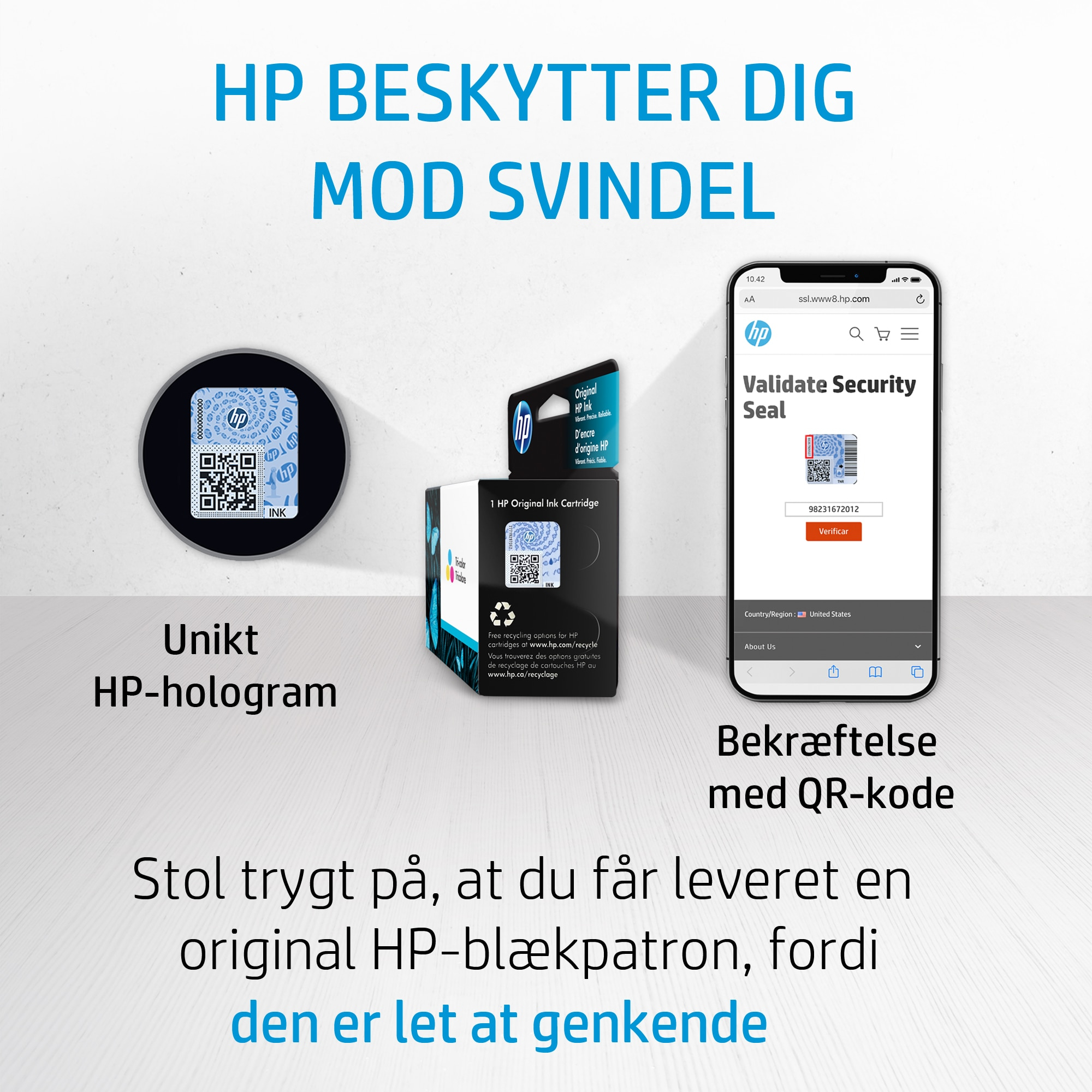HP 300 2-pack Black/Tri-color Original Ink Cartridges blækpatron 2 stk Sort, Blå, Magenta, Gul - Billede 2