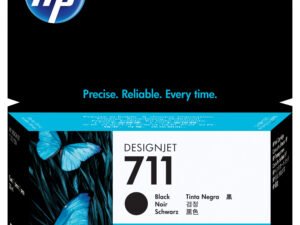 HP 711 38-ml Black DesignJet Ink Cartridge blækpatron 1 stk Original