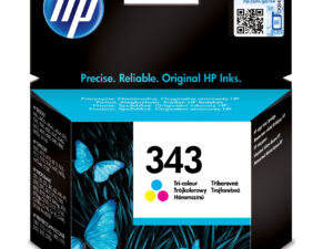 HP Cartucho de impresión para inyección de tinta Tricolor 343 con tinta Vivera blækpatron 1 stk Standard udbytte Blå, Magenta, Gul