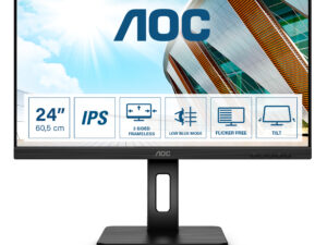 AOC P2 24P2Q LED display 60,5 cm (23.8") 1920 x 1080 pixel Fuld HD Sort