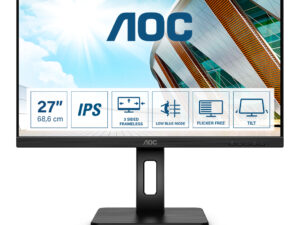 AOC P2 27P2Q LED display 68,6 cm (27") 1920 x 1080 pixel Fuld HD Sort
