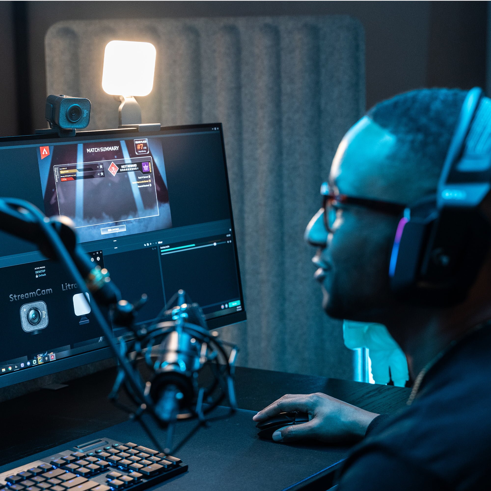 Logitech StreamСam webcam 1920 x 1080 pixel USB 3.2 Gen 1 (3.1 Gen 1) Grafit - Billede 3