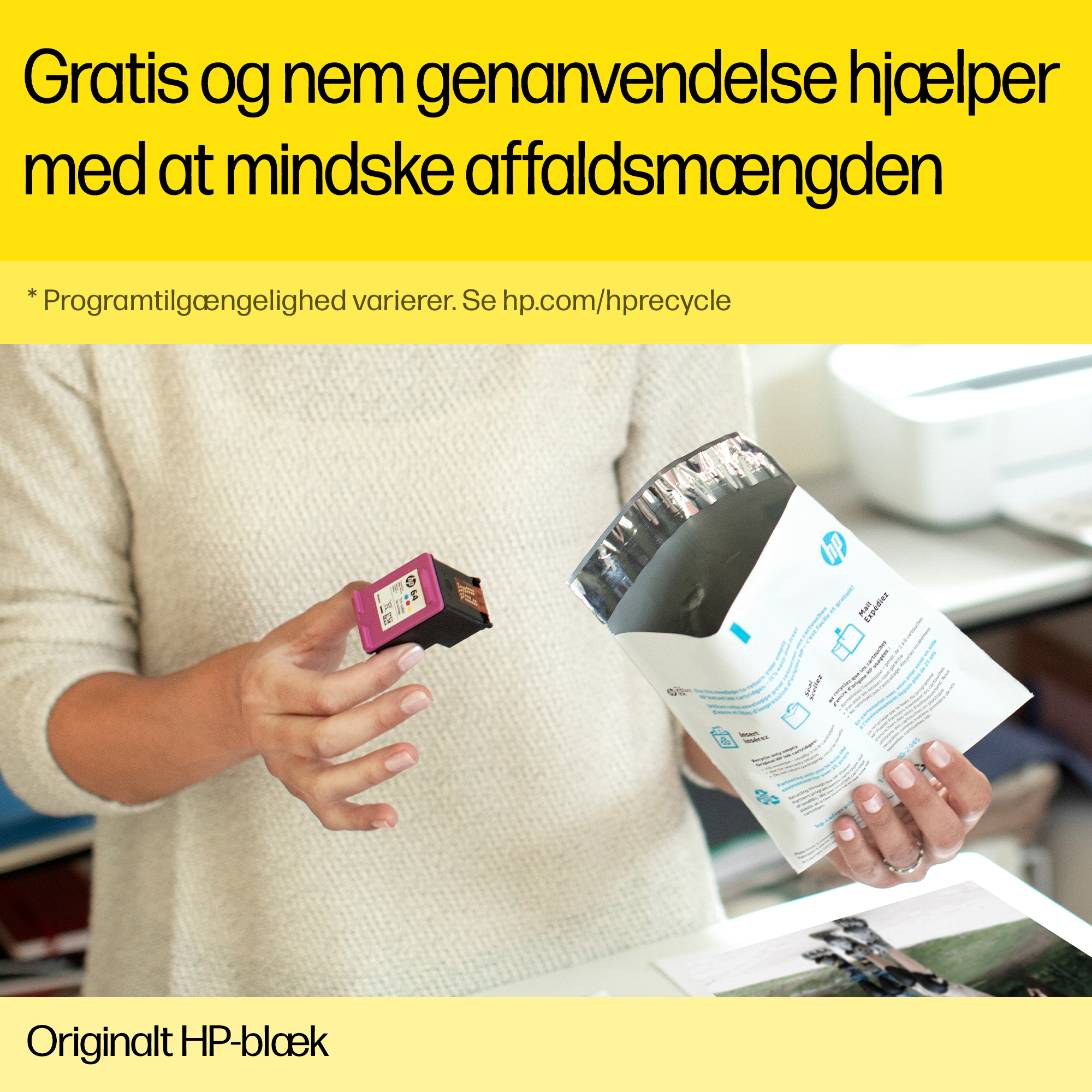 HP 712 38-ml Black DesignJet Ink Cartridge blækpatron 1 stk Original Standard udbytte - Billede 9