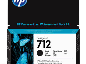 HP 712 38-ml Black DesignJet Ink Cartridge blækpatron 1 stk Original Standard udbytte