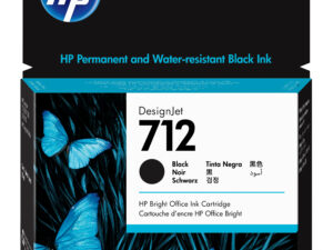 HP 712 80-ml Black DesignJet Ink Cartridge blækpatron 1 stk Original Højt (XL) udbytte