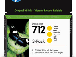 HP 712 3-pack 29-ml Yellow DesignJet Ink Cartridge blækpatron Original Standard udbytte