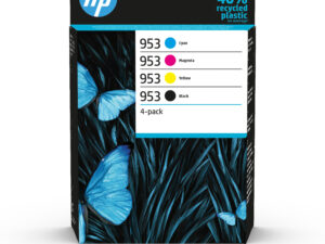 HP 953 4-pack Black/Cyan/Magenta/Yellow Original Ink Cartridges blækpatron Standard udbytte Sort, Blå, Magenta, Gul
