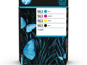 HP 963 4-pack Black/Cyan/Magenta/Yellow Original Ink Cartridges blækpatron 5 stk Sort, Blå, Magenta, Gul