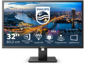 Philips B Line 325B1L/00 computerskærm 80 cm (31.5") 2560 x 1440 pixel 2K Ultra HD LCD Sort