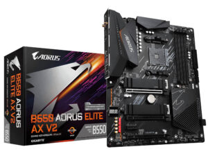 Gigabyte B550 AORUS ELITE AX V2 bundkort AMD B550 Stik AM4 ATX