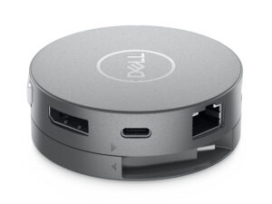 DELL DA310 Ledningsført USB 3.2 Gen 2 (3.1 Gen 2) Type-C Sølv