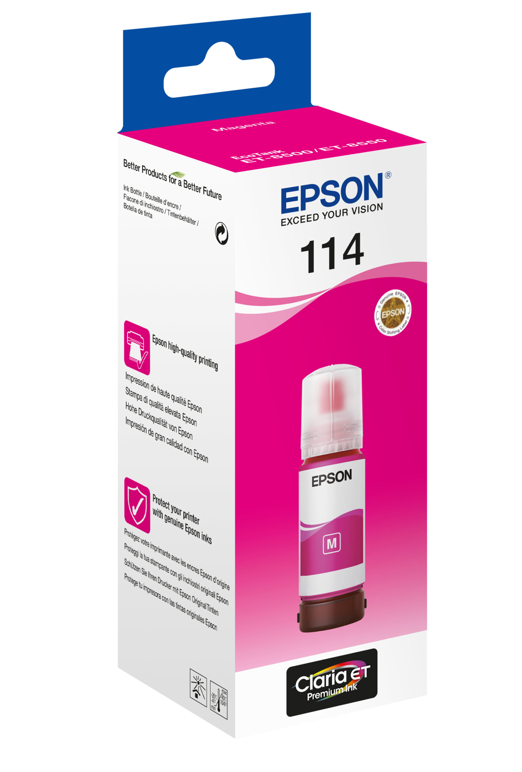 Epson 114 EcoTank blækpatron 1 stk Original Standard udbytte Magenta - Billede 2