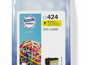 Brother LC-424Y blækpatron 1 stk Original Gul