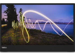 Lenovo ThinkVision M15 39,6 cm (15.6") 1920 x 1080 pixel Fuld HD LED Sort