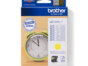 Brother LC125XLY blækpatron 1 stk Original Gul